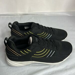 Vionic Mesh Gored Lace Sneakers - Ruvi- Black